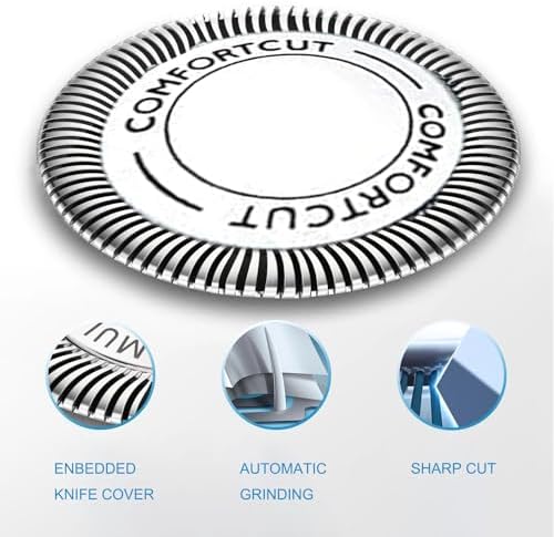 HQ8 Replacement Heads for Philips Norelco Aquatec Shavers,HQ8 Blades ComfortCut Blades Compatible with Philips Norelco Electric Razor PT720 Pt730 AT880 AT810 AT815 AT810 HQ8505 HQ6090 HQ8160 (3-Pack)
