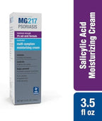 MG217 Medicated Moisturizing Psoriasis Cream with 3% Salicylic Acid, Multi-Symptom, Fragrance Free, 3.5 Fl Oz, (5604) (Pack of 2)