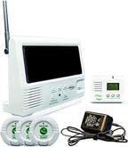 SMART CAREGIVER 433-SYS 40 Channel Central Monitoring Unit with 3 Nurse Call Buttons, Pager and AC Adaptor