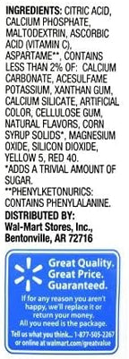 Great Value Orange Early Rise Drink Mix, 5 Count (Pack of 2)