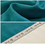 KKLT 4 Sets Cotton Beauty Bedspreads,Soft Breathable Massage Table Sheet Set Salon Bed Cover Massage Table Skirt for Massage Tables-The Lake is Blue 185x70cm(73x28inch)