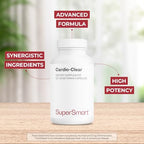 Supersmart - Cardio Clear (Garlic EDTA Supplement) - with Malic Acid, Calcium Disodium EDTA, Magnesium, Bromelain | Non-GMO & Gluten Free - 120 Vegetarian Capsules