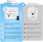Ionic Foot Spa by Healifeco – Ion Foot Bath Detox Machine - For Toxins, Heavy Metals & Free Radicals – Activates 2,000 Foot Detox Nodes – Easy 30-Min Home Detox – 90,000+ Happy Users Trust It