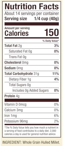 Bob's Red Mill Millet Flour, 20-ounce (Pack of 1)