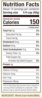 Bob's Red Mill Millet Flour, 20-ounce (Pack of 1)