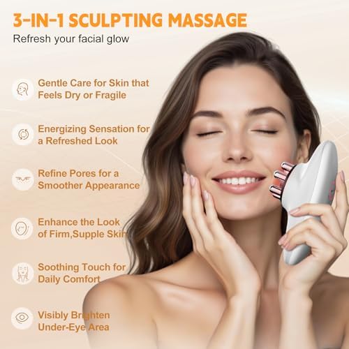 cotsoco 3-in-1 Body Sculpting Machine - Cellulite Remover Massager for Stomach, Arms, Legs, Lymph Drainage Massage & Skin Firm Tool at Home for Women