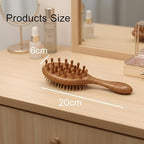 YHNNH Scalp Massager Hair Growth Brush,Head Massager Scalp Stress Relax Dandruff Comb,Wooden Scalp Exfoliator Head Scratcher,Unisex (Sandalwood)