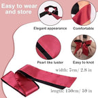 Feather Ticklers Teasers Adult and Satin Blindfold Eyemask Red for Couple Sleeping Cosplay Toys