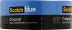 ScotchBlue Original Multi-Surface Painters Tape, 2 Inch Wide (1.88 in. x 60 Yds), 1 Roll Blue Paint Tape Protects Surfaces & Removes Easily, Masking Tape for Indoor and Outdoor Use (2090-48NC)