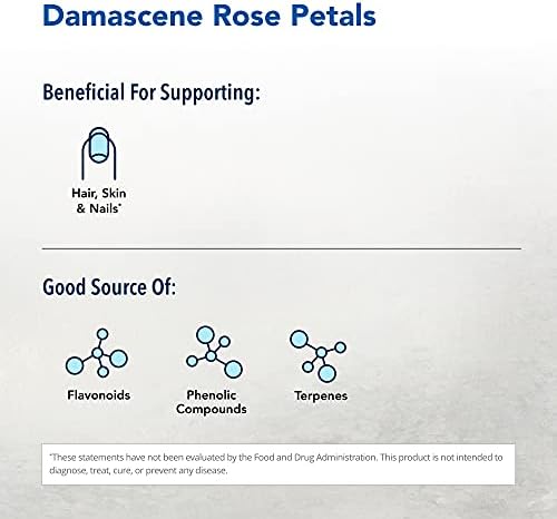 NORTH AMERICAN HERB & SPICE Essence of Rose Petals - 12 fl. oz. - Aromatic, Soothing & Oxygen-Rich, Premium Damascene Rose - Ideal for Skin - Non-GMO - 12 Servings