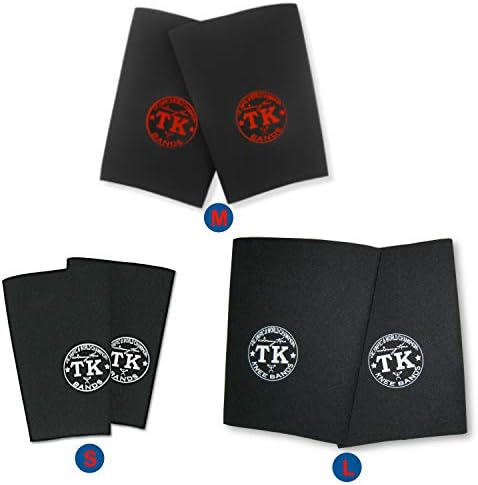 TK Knee Bands Knee Wraps Knee Supports - Medium size(1 Pair)