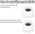 5pcs Spin Mop Bucket Gear Compatible with OCedar Easywring Bucket System, One Way Clutch Bearing Gear Sprockets Replacement Repair for Fixing Most Rotating Mop Buckets(White)