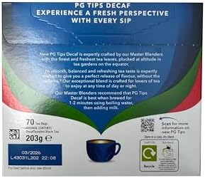 PG Tips Decaf 70 Ct Tea Bags - 2 Pack