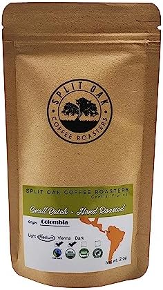 Split Oak Coffee Roasters Gourmet Gift Box – Whole Bean Variety Pack Gift Box, 9 Medium Roast Coffees from Around the World – Global Tasting Collection, 2oz Bags, Roasted in the USA
