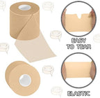 24 Pieces Foam Underwrap Tape Sports Prewrap Athletic Tape Foam Pre Wrap for Ankles Wrists Hands and Knees(Beige)