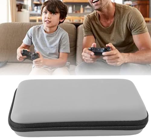 Xiuganpo Game Console Carrying Case, Game Console Hard Shell Bag with 8 Game Slots & Wrist Strap, Portable Travel Protective Case for 3DS XL, New 3DS XL, New 2DS XL, 3DS, 3DS XL, GPD 5.5in Gamepad