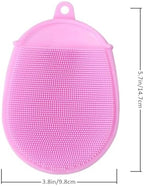 Gatuida 3pcs Silicone Bath Brush Skin Massager Set for Bathing and Cleaning, Soft Silicone Material, Suitable for Bath Care and Gentle Skin Massage