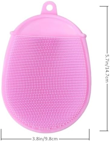 Gatuida 3pcs Silicone Bath Brush Skin Massager Set for Bathing and Cleaning, Soft Silicone Material, Suitable for Bath Care and Gentle Skin Massage