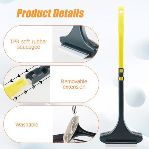 2 in 1 Multifunctional Screen Brush, 2025 New Mesh Cleaner Brush, Window Cleaner (Yellow Green)