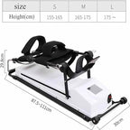 S,Wireless Knee Joint Rehabilitation Trainer, Home Use Lower Limb Knee Flexion and Extension Exercise Equipment, Adjustable 0-120° Lower Limb Traction Machine