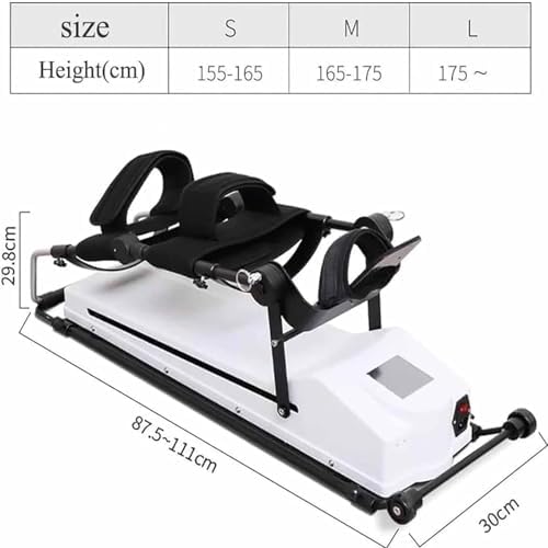 S,Wireless Knee Joint Rehabilitation Trainer, Home Use Lower Limb Knee Flexion and Extension Exercise Equipment, Adjustable 0-120° Lower Limb Traction Machine