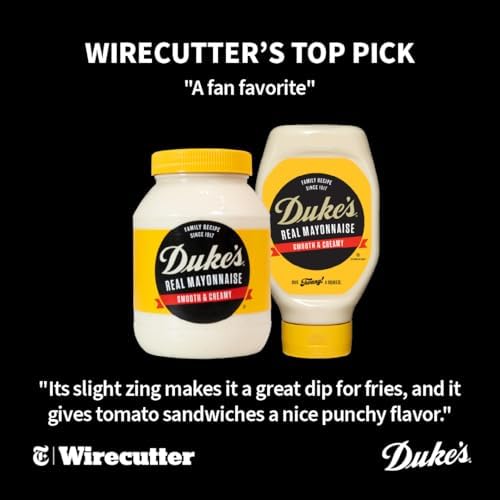 Duke’s Real Mayonnaise Jar – Original Smooth & Creamy Taste, 64 Ounce (Pack of 1)