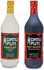 Datu Puti Vinegar and Soy Sauce Value Pack - 1 liter bottle of each
