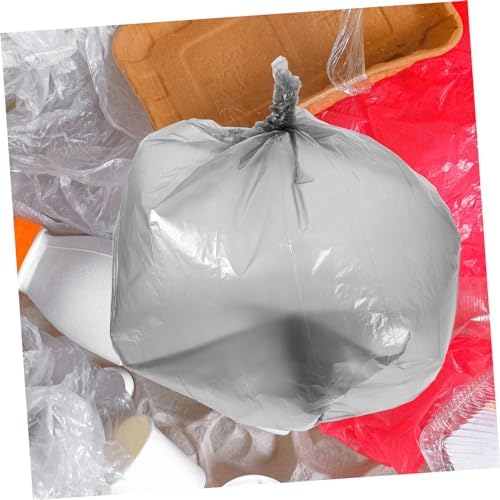 Hemobllo 5 Rolls Heavy-Duty Plastic Trash Bags Multi-Colored Point-Dispensing Kitchen and Bathroom Garbage Bags 13 Gallon Capacity for Home Use