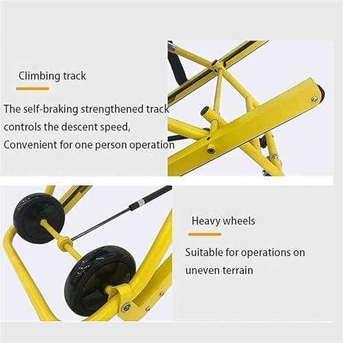 Folding Ambulance Chair, Evacuation Mobility Aid, Up Down Stairs, Person Transfer Folding Chair, for Disabled Elderly, Max Load 350lbs