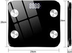 Scale Digital Weight and Body Fat, Smart Bathroom Scale for Weight Loss, 330lbs, Safety Tempered Glass for Fitness Tracking for BMI, Visceral Fat, Muscle, Body Age etc Smart APP