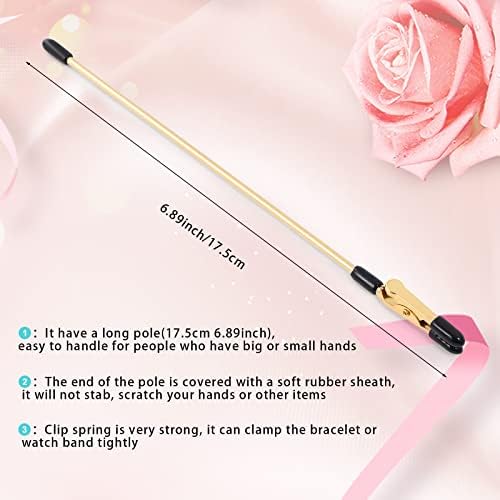 3 Pieces Bracelet Tool Buddy Jewelry Helper - Fastening and Hooking Equipment for Necklace, Watch Band & Jewelry Clasps, Zippers and Closures