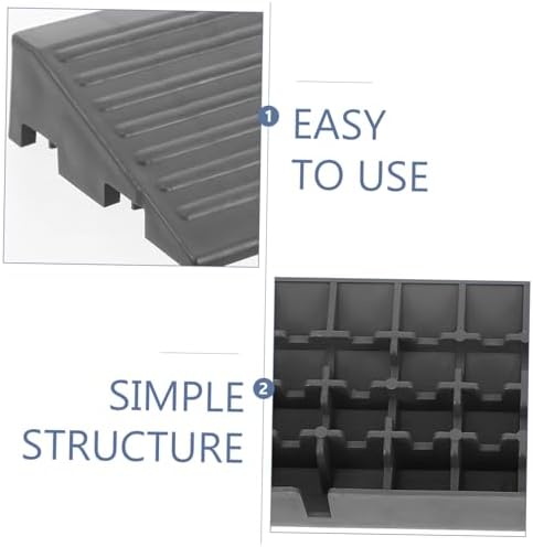 Garage Floor Ramp Curb Mat Car Wash Grille Strips Wide Ramp for Outdoor Use