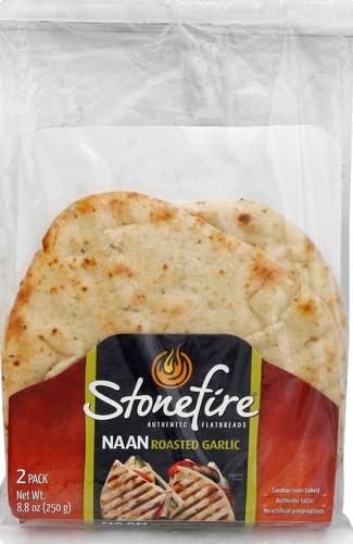 Stonefire Garlic Naan Bread, 8.8 oz 2 CT