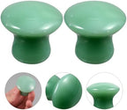 Small Mushroom Shaped Facial Massage Board 2-Pack Gua Sha Tool for Face and Body Skin Care Absorption Enhancement 1.57X1.37X1.37In