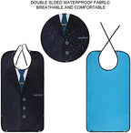 AIEX Adult Bibs, Floral Print Waterproof Bibs for Eating, Washable and Reusable Protectors