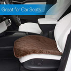 RMS Washable & Reusable Incontinence Chair Pad, Seat Protector & Bed Pad (Brown)