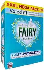 Fairy Professional Laundry Detergent Soap Powders Non Bio 130w