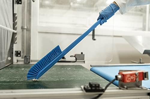 Vikan 41973 Ultra-Slim Cleaning Brush with Long Handle, 23.62" Medium, Blue