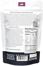 Kampot Black Pepper - The King of Peppers, Rare Cambodian Whole Peppercorns, Authentic Certified by Kampot Pepper Association, Unique Flavor & Aroma, 1.1 LB / 500g
