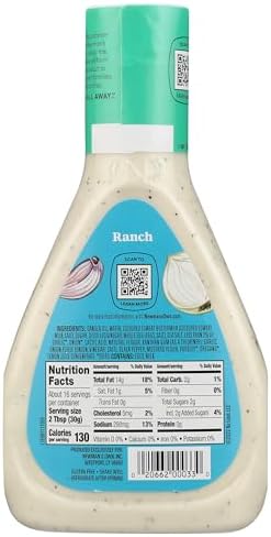 Newman's Own Salad Dressing, Ranch, 16 Ounce
