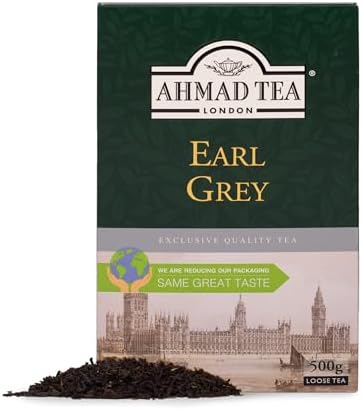Ahmad Tea Black Tea, Earl Grey Loose Leaf, 500 Gram Box