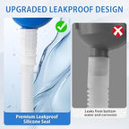 ONEDONE Urinals for Men - Portable Urinal for Men Spill Proof Nighttime Men's Urinal Bottle Male Pee Bottle Urine Bottle 68 OZ for Hospital Home Camping Car Travel 45" Long Hose with Lid (Blue)