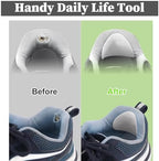 Shoe Heel Patch, 4 Pairs 2 Sizes Quick Self-Adhesive Hole Repairs for Sneakers and Flats, Heel Pads (White)