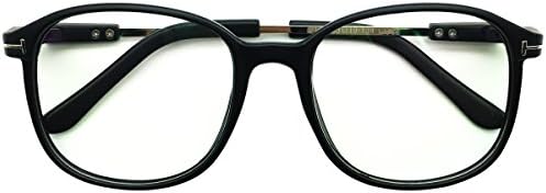 Computer Reading Glasses +2.75 Matt Black Oversize Readers Anti Blue Ray Mens Womens Eyewear