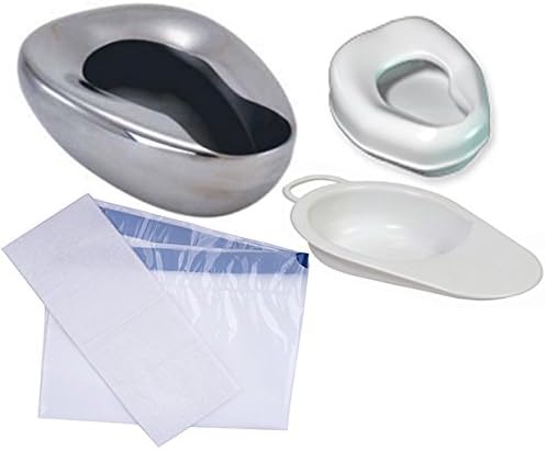 Medokare Disposable Bedpan Liners Bags – Bed Pan Liners with Super Absorbent Pad, Medical Grade Disposable Potty Liners, Bedpan Cover Bags, Hospital Sanitary Bags for Bedpans for Women Men or Adults