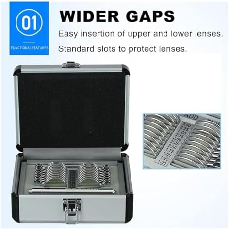 22pcs Optical Equipments Trial Lens Set,Trial Lens Set,Progressive Trial Lens Set,Optical Trial Lens Set,Optometry Case Trial Lens Set Optometry Box