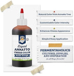 Liquid Annatto Cheese Coloring, Double Strength - 30 ml