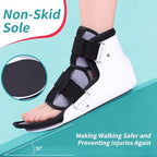 Walking Boot Fracture Boot for Broken Toe Injuries, Sprained Ankles, Metatarsal Stress, Post-Foot Fracture Shoe Fits Men and Women, Stable Ankle Joints Postoperative Recovery Pain Relief, Left