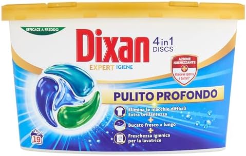Dixan Dixan Discs Hygiene, 19 Pieces