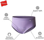 Hanes Toddler Girls' Potty Trainer Brief, Moisture-Wicking Panty, Odor Protection Potty Trainer Underwear, 6-Pack